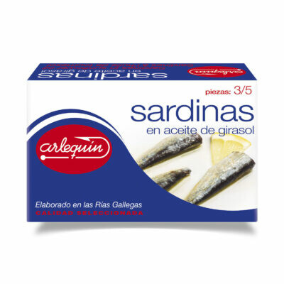 Sardines à l'huile de tournesol